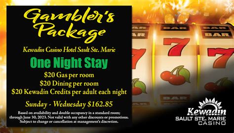 kewadin casino packages.
